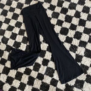 Offline by Aerie crossover wide leg leggings| Size M| Black|